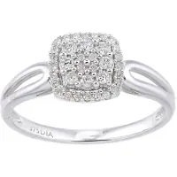 Diamant L'Eternel Ring sølv