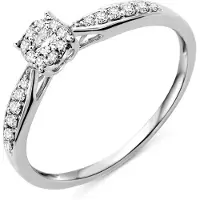 Diamant L'Eternel Ring sølv