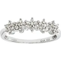 Diamant L'Eternel Ring sølv