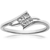 Diamant L'Eternel Ring sølv