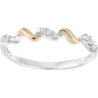 Diamant L'Eternel Ring 'Eternity-Ring aus 375 Gelbgold mit 0.08 Karat Diamant' guld