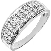 Diamant L'Eternel Ring sølv