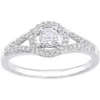 Diamant L'Eternel Ring sølv