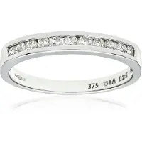 Diamant L'Eternel Ring 'Eternity' sølv