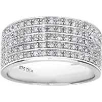 Diamant L'Eternel Ring sølv