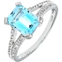 Diamant L'Eternel Ring sølv