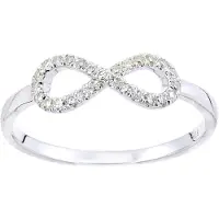 Diamant L'Eternel Ring sølv