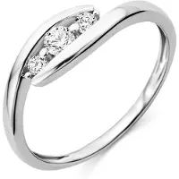 Diamant L'Eternel Ring sølv