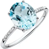 Diamant L'Eternel Ring sølv
