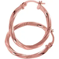 Diamant L'Eternel Øreringe rosa guld