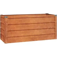 vidaXL højbed 100x40x45 cm cortenstål rustfarvet