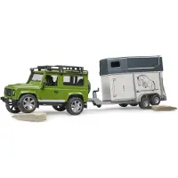 BRUDER Land Rover Defender Sw Hestetransport