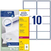 Avery Etiketter 99,1x57 mm hvid - (100 ark x 10 stk.)