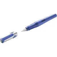 Pelikan 824439, Blå, Påfyldningssystem til patron, Blå, Rustfrit stål, Mellem, Højrehåndet