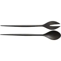 Normann Copenhagen Krenit salatbestik sort