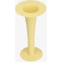 Design Letters Trumpet 2-i-1 vase og lysestage 24 cm Yellow