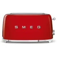 Smeg 50's Style brødrister 4x4 skiver Rød