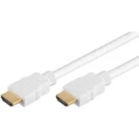 Goobay HDMI 2.0 Kabel med Ethernet - 5m - Hvid