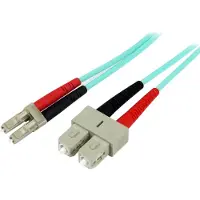 StarTech.com 10 Gb Aqua Fiber Patch-kabel Lc/sc 2m