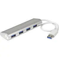 StarTech.com Aluminium 4 Port Portable Usb 3.0 Hub