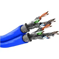 Goobay 75716, 50 m, Cat7a, F/FTP (FFTP), Blå