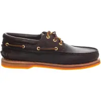 Timberland Timberlandtil mænd. TB0A2QKYW011 Forarbejdede brune bådsko i læder (40 W), Fast, Blonder, Casual, Klassisk