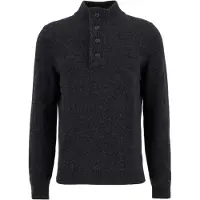 Barbour Patch Uldtrøje Antracit ørkegrå Grå åle
