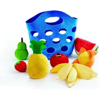 Hape Frugtkurv I Filt 7 Stykker