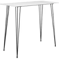 vidaXL barbord 120x60x105 cm hvid