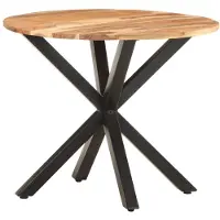 vidaXL sidebord 68x68x56 cm massivt akacietræ