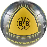 Puma Dortmund Fodbold Culture - Sort/gul - , størrelse Ball SZ. 5