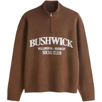Next Pullover brun-meleret / hvid