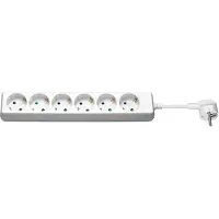 Goobay Power Socket x6 - Wh - 3m