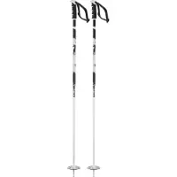 Salomon - Skistave - Steep White/Black til UnisexAluminium - Størrelse 105 cm - Hvid