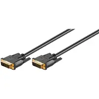 Goobay DVI-I Full HD-kabel Dual Link, forgyldt DVI-I stik dual link (2