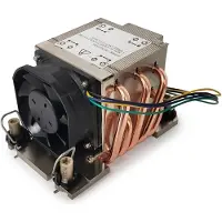 Dynatron S5, Luftkøler, 6 cm, 2300 rpm, 11000 rpm, Aluminium, Sort, Kobberfarve