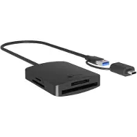 Icy Box Raidsonic 4-in-1 kortelių skaitytuvas su USB 3.2 Gen 1 Type-A + Type-C | IB-CR302-CU3