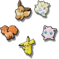 Crocs Vedhæng - Pokémon Karakterer - 5-pak - - OneSize - Tilbehør