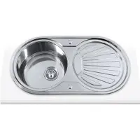 Edesa K2 Se 84 1c1e 84x44x18 Cm Vask Med Afdrypning