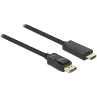DeLOCK -kabel DisplayPort 1.1 han til High Speed HDMI-A han, passiv, 1 m