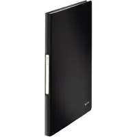 Leitz Solid - Displaybog - 20 rum - for A4 (210 x 297 mm) - kapacitet: 40 ark - sort