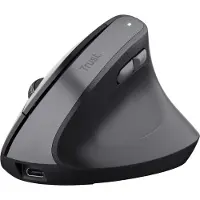 Trust TM-270 - Mus - ergonomisk - højrehåndet - optisk - 6 knapper - trådløs - 2.4 GHz - trådløs modtager (USB) - sort