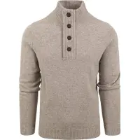 Barbour Mocker Trøje i Merinould Greige Beige Grå måle