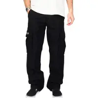REELL Sportsbukser 'Pantalon reel negro ripstop cargo pant' sort