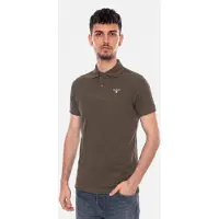Barbour Bluser & t-shirts 'TARTAN PIQUE POLO DARK OLIVE' grøn