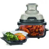 Ninja CRISPi 4-i-1 transportabel glasairfryer i Stone | FN101EUST | af SharkNinja