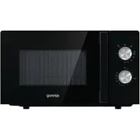 Gorenje MO20E2BH - Mikrobølgeovn med grill - 20 liter - 800 W - sort