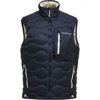 Peak Performance - Dunjakker ski - M Helium Utility Down Vest Black Sand Fog til Unisex - Størrelse XL - Sort