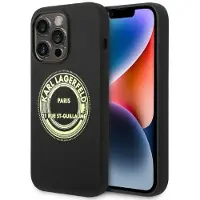 Karl Lagerfeld Silikone RSG-cover til iPhone 14 Pro - sort