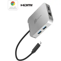 J5CREATE 5-in-1 Multi-Port Adapter (with Ethernet and PD)
